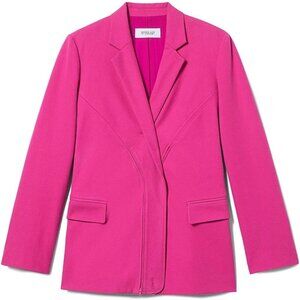 NWT Derek Lam 10 Crosby Womens Size 6 Fuchsia Loa Convertible Blazer Jacket NEW
